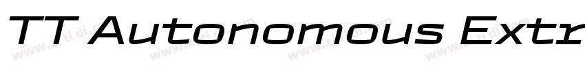 TT Autonomous ExtraB字体转换 TT Autonomous ExtraB字体转换